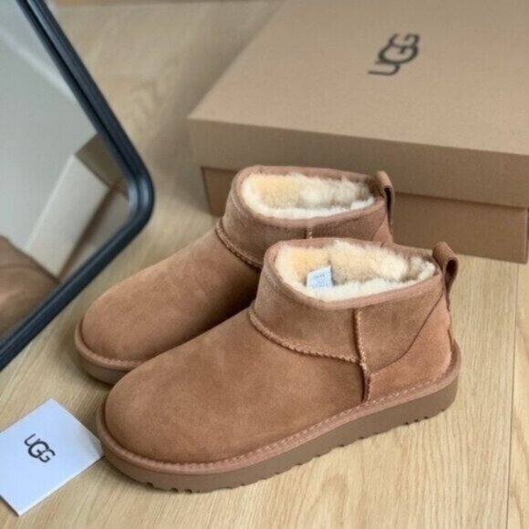 UGG Shoes - UGG Classic Ultra Mini Boots chestnut